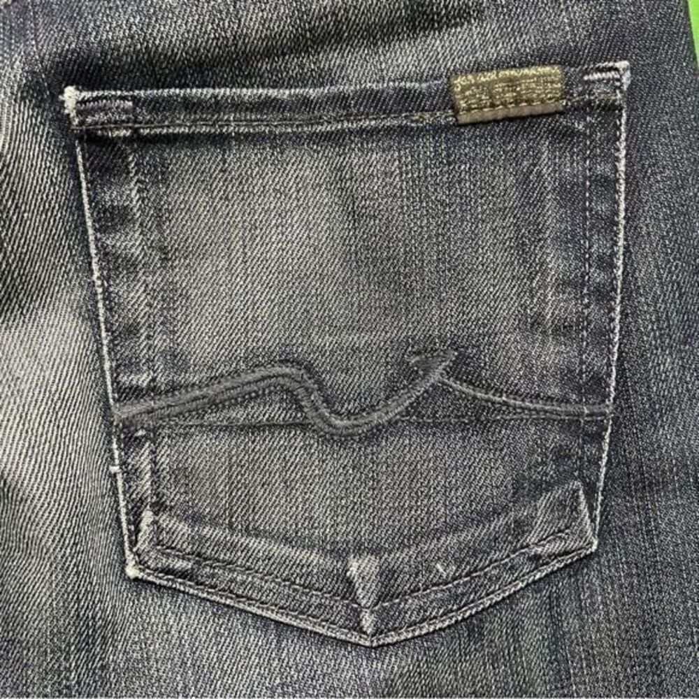 7 For All Mankind High Waist Bootcut Jeans Women's Size 29 Stretch Denim - Picture 7 of 10